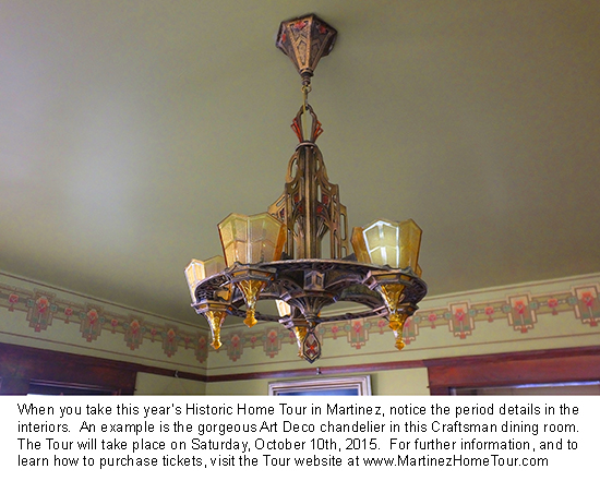 This is a Craftsman home in Martinez, CA with beautiful interior details.